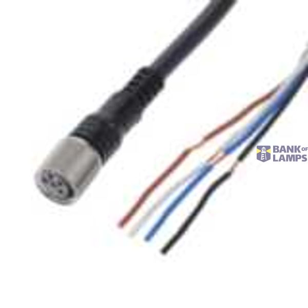 Sensor cable, M8 straight socket (female), SUS connector, 4-poles, PVC standard cable, IP67, 2 m XS3F0103G image 1