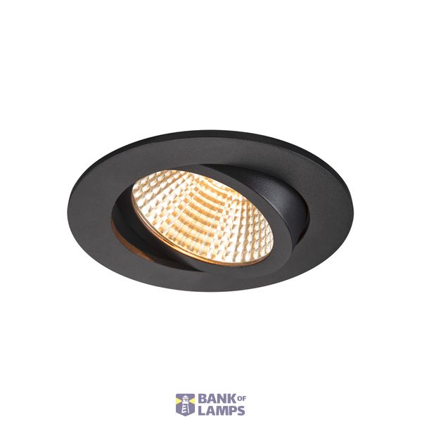 NEW TRIA® 95, ceiling installation ring, D: 11 H: 2.6 cm, IP 20, black image 2