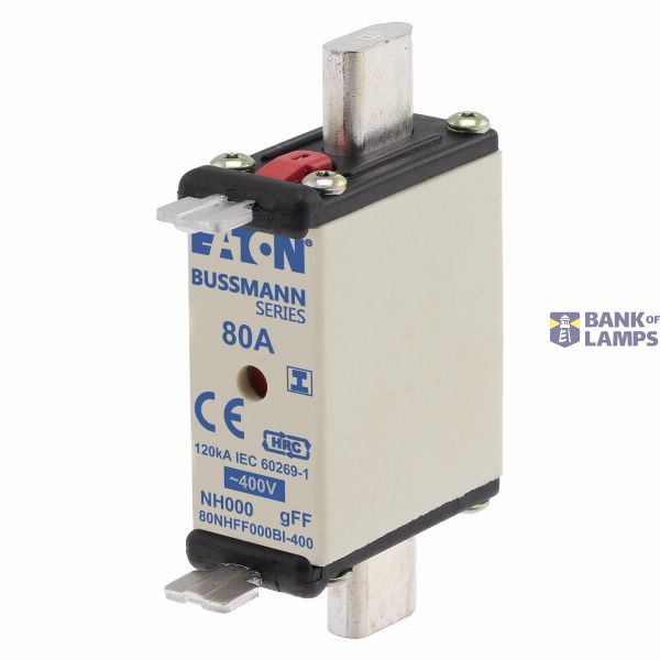 80NHFF000BI-400 Eaton Bussmann series low voltage NH Fuse image 1
