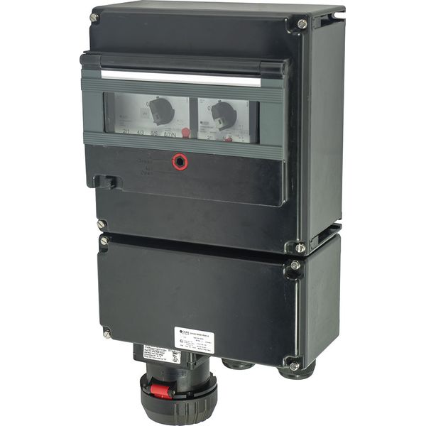 T0-1-8214/I1 Changeoverswitches, T0, 20 A, surface mounting, 1 contact unit(s), Contacts: 2, 45 °, momentary, With 0 (Off) position, with spring-return from both d image 635