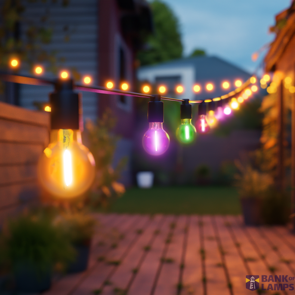 FIESTA LED FILO LUCI NERO COLOR 36V image 1
