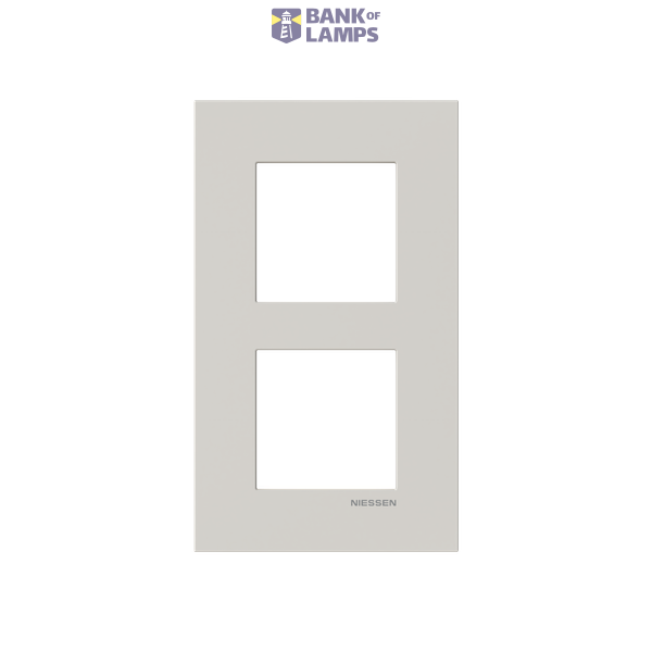 Frame 2-gang / 2+2-modules - Niessen logo - S - Dune image 1