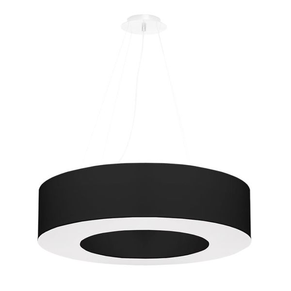 CHANDELIER SATURNO 70 BLACK E27 6X60W IP20 image 1