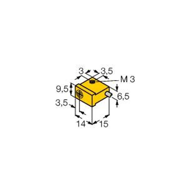 Inductive Sensor Resistant to Magnetic Fields   NI2-Q9.5-AP6/S34 image 1