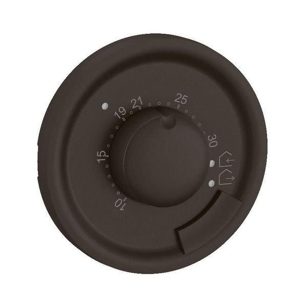 ROOM THERMOSTAT HV/AC ROCKER BLACK image 2