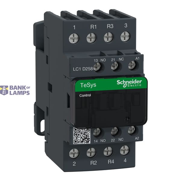 TeSys D contactor AC-1 1A 380V 1Z+1V LC1D258Q7 image 2