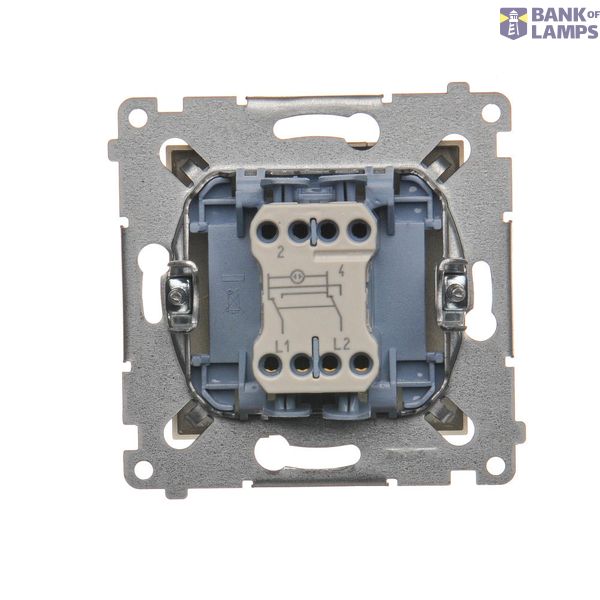 Single surface mounted box - for assembly, white image 1