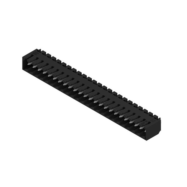 PCB plug-in connector, male header, closed side, THT/THR solder connection, 3.50 mm, Number of poles: 24, 180°, Solder pin length (l): 1.5 mm, tinned, black, Box image 4