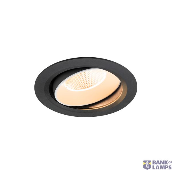 NUMINOS© MOVE XL, recessed CL 2700K, 20ø, IP20 round bl/wh image 1