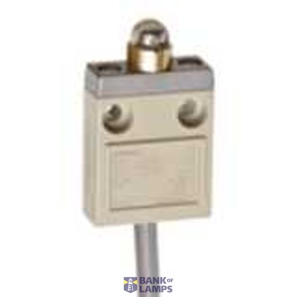 Compact enclosed limit switch, roller plunger, 5 A 250 VAC, 4 A 30 VDC D4CN1502M image 1