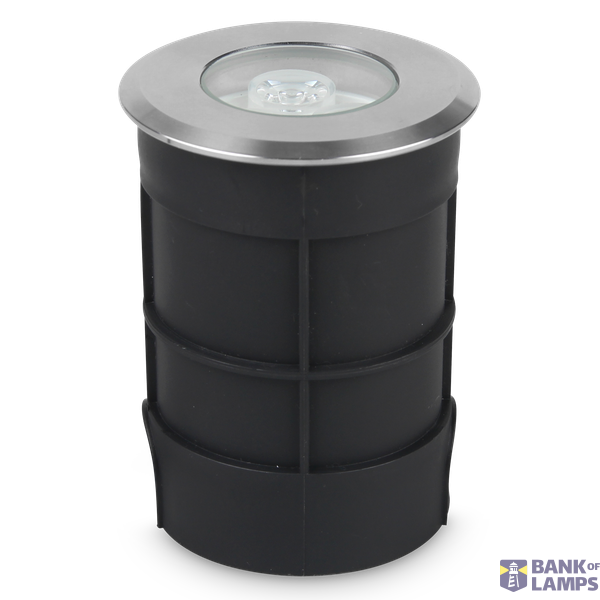 Levens Inground Uplight 3W 90° 5000K Black image 1