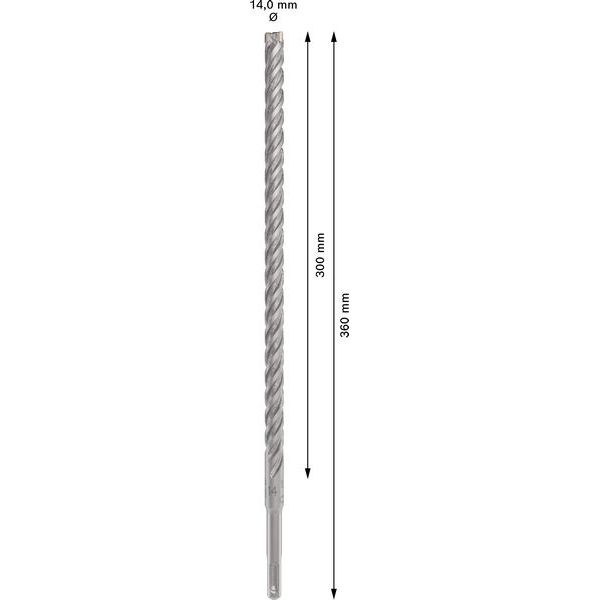 Hammer drill bit SDS-plus-5X 14 x 300 x 360 mm image 3
