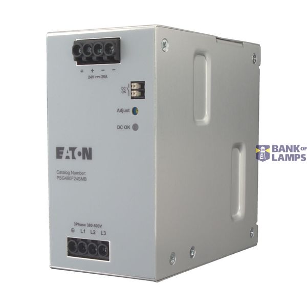 Power supply unit, Three-phase, 320 - 575 V AC / 24 V DC, 20 A, 480 W image 6
