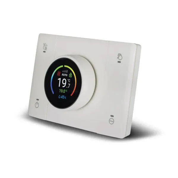 AVE BUS THERMOSTAT WITH ADJUSTMENT KNOB - WHITEK - SINGLE BLOCK image 1
