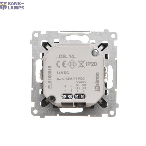 Single switch with a key - 2 positions "0-1", white matt, 5A image 1