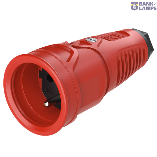 Portable socket red 16A 3P IP20 image 2