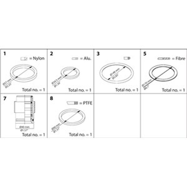 Repair kit for SVL DN 150 image 1