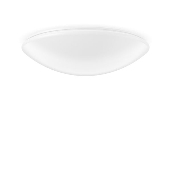 FLAT POLYMERO, 37 W, 4400 lm, 840, white, on/off Ceiling and wall lumi image 2