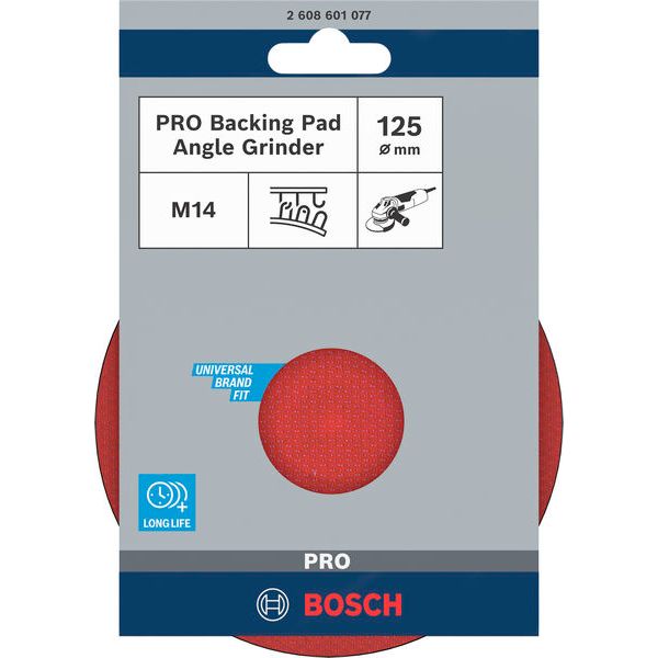 PRO Backing Pad for Small Angle Grinders, M14, Hook-and-Loop image 2