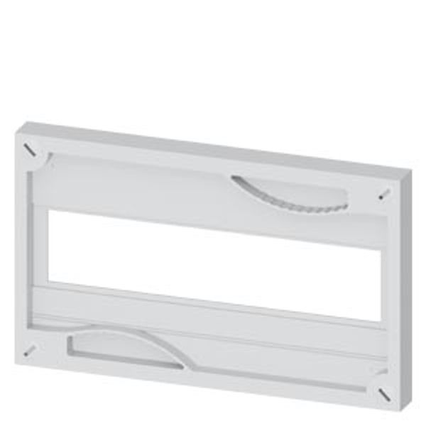 ALPHA, front cover, with cutout, D: 125 mm, H: 150 mm, W: 250 mm image 2