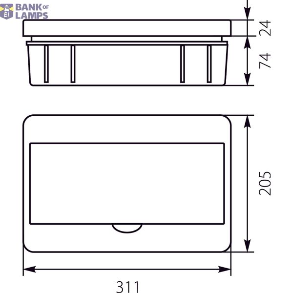 RP-12 Fala flush-mounted switchgear (N+PE) image 2