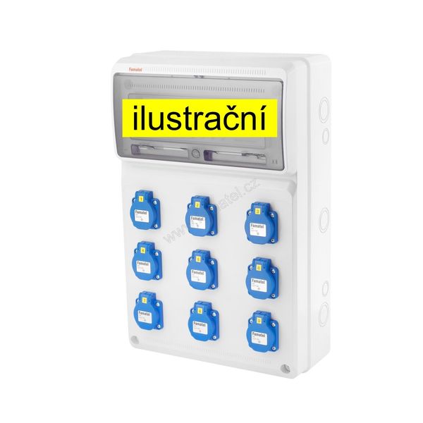 Cabinet ZSF90000000.1 /3952 socket IP54 image 2