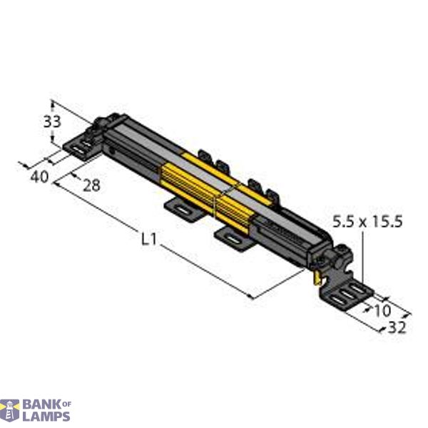 Safety Light Curtain Receiver   SLPR25-270 image 2