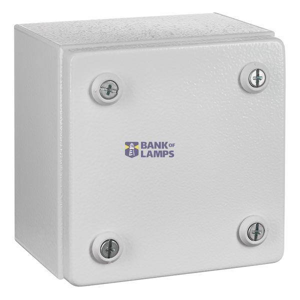 Terminal box, sheet steel, IP66, H=150 W=150 D=80 mm image 1