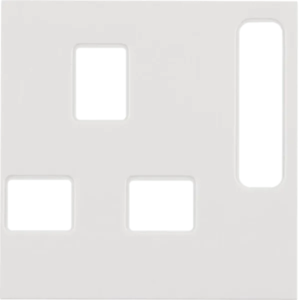 Centre plate f. soc.out.s BRIT.ST., can be switched, S.1/B.3/B.7, p.white gl. image 1