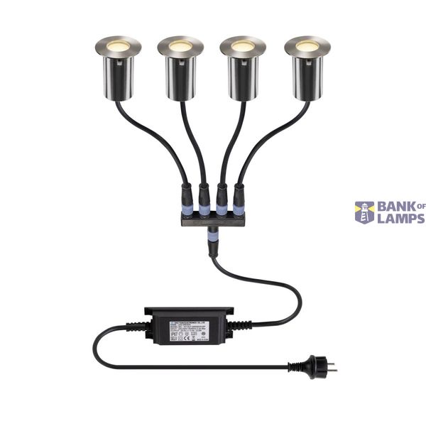 TRAIL-LITE© 60, 4er Set floor luminaire round, 3000K IP67 image 1