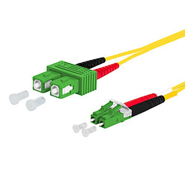 OpDAT patch cord SC-D APC/LC-D APC OS2, 0.5 m image 3