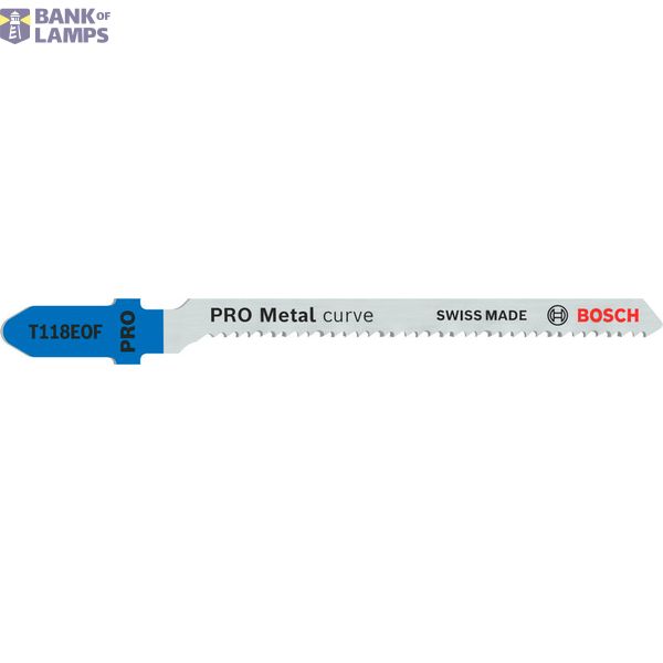 PRO Metal Curve T118EOF Jigsaw Blade 5 psc. image 1