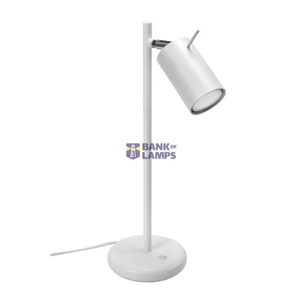 RING DESK LAMP WHITE GU10 1X40W IP20 image 2