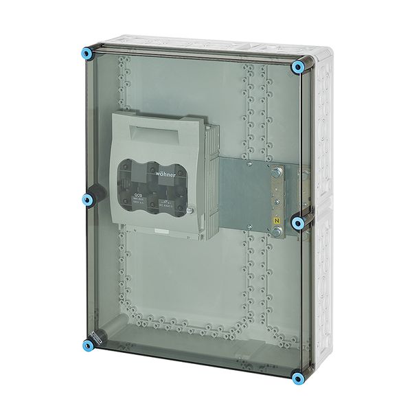 Mi load separator box IP65, 1x250A NH1 3p, BM6, 450x600mm, +PE/Zero terminal (Mi 5651) image 1