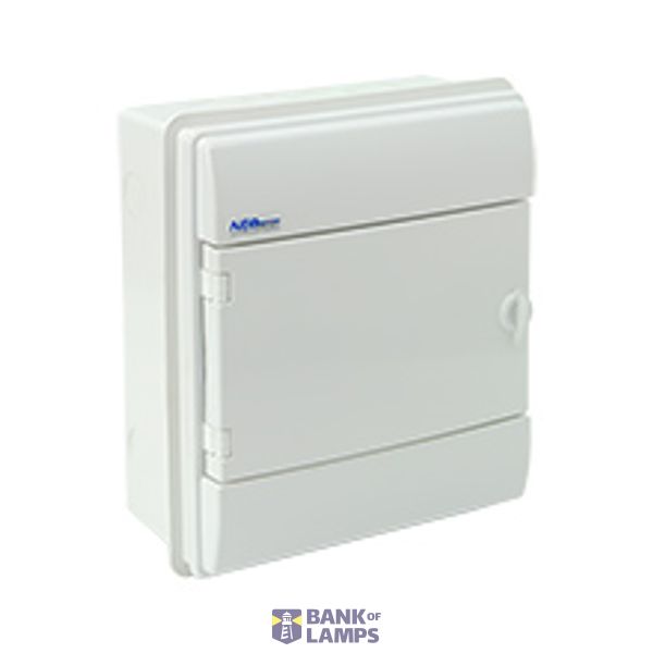 Hermetic switchboard RHp-8/B (white door) image 1