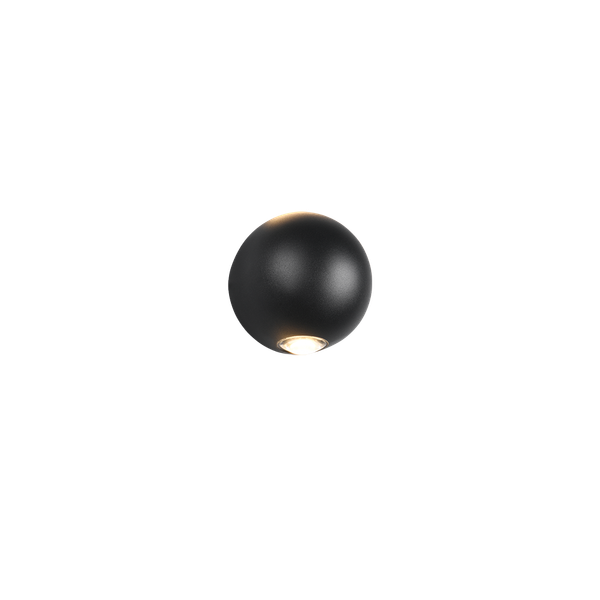 Avisio 2xLED wall lamp matt black image 1