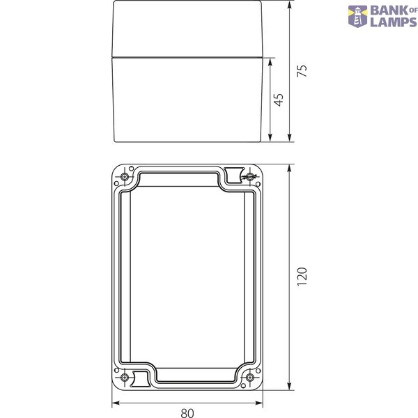 Hermetic box PHP-122 IP67 image 2