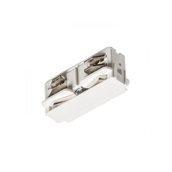 EUTRAC straight joint, electrical white 230V image 1