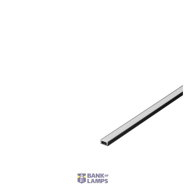 GLENOS Linear profile 1107-100, 1m, matt black image 1