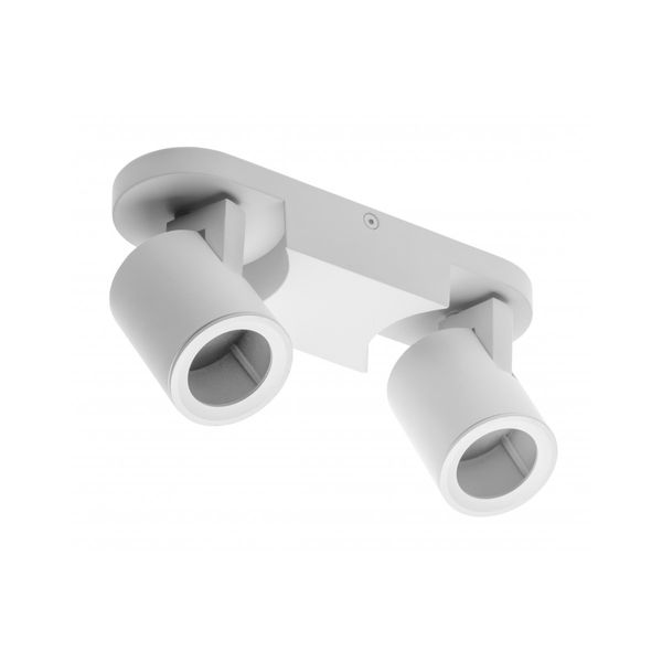 Ceiling luminaire BLINK II, GU10, max. 2*20 W, IP20, double, white image 1