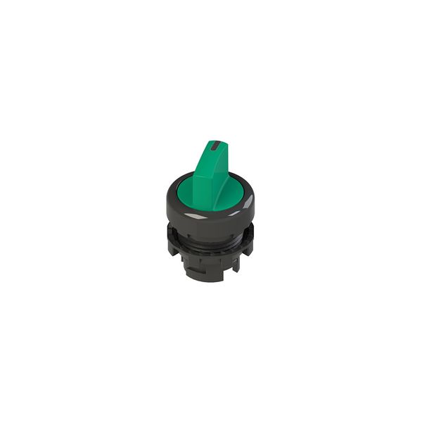 Illuminated short handle selector, 2 positions green with marking image 2