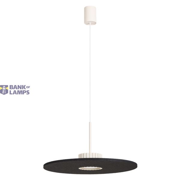 Pendant lamp OVO 1 beige/black felt Gx53 image 6