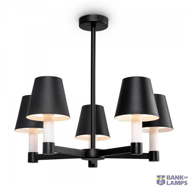 Modern Tet-a-tet Pendant Lamp Black image 1
