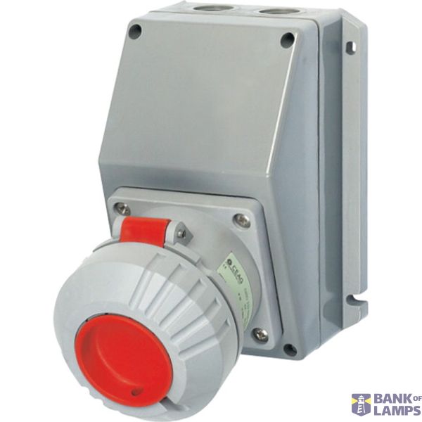 WALL SOCKET 32A-4POL-6H/240/415V image 3