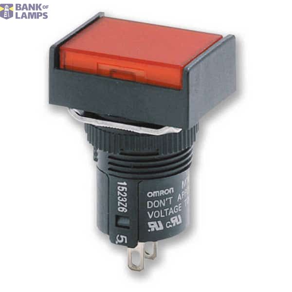 Pushbutton, illuminated, round, IP65, yellow for LED only A16 2065C image 1