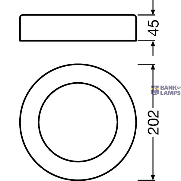 OUTDOOR SURFACE ROUND 13 W 3000 K IP54 GY image 3