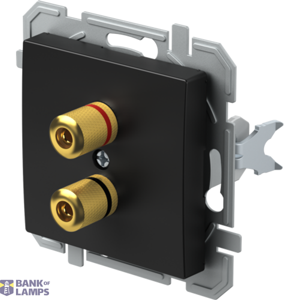 SOCKET AUDIO 2xRCA BK XO 4417209 image 2