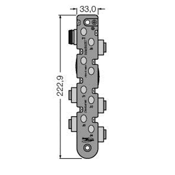 DeviceNet Passive Junction Box fully encapsulated   JTBS-57-M434 image 1