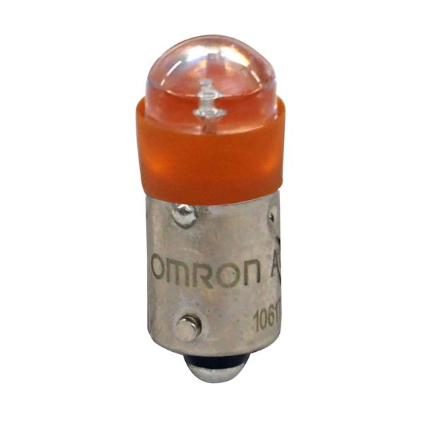 Pushbutton accessory A22NZ, Orange LED Lamp 6 VDC image 2