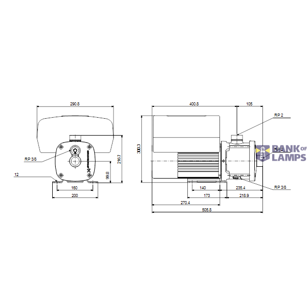 Horizontal multistage pump CME25-1 A-R-I-E-AQQE 3x380-500 50/60Hz image 3